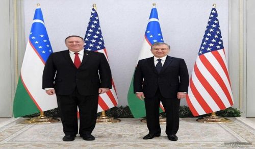 Pompeo meets the Foreign Ministers of Central Asian Countries