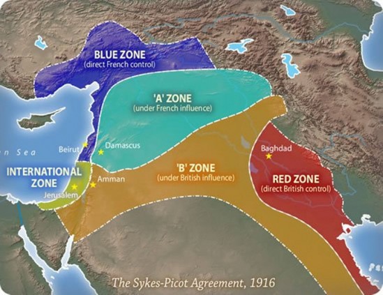 Sykes-Picot Rejimleri Egemen Değildir, Sömürgeci Güçlerin Atışmalarıdır! Raşidi Hilafet Devleti Bölge Halklarının Payandası Olacaktır