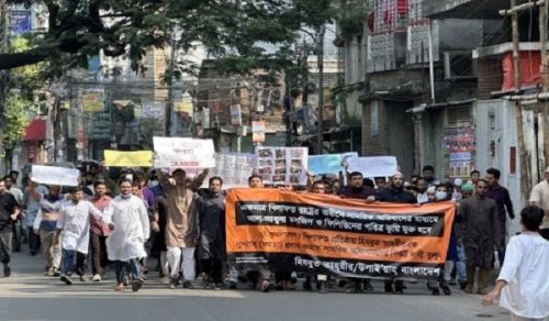 Muslims Call upon the Military Officers from Protest Marches organized by Hizb ut Tahrir / Wilayah Bangladesh: Give Nusrah (Material Support) to Hizb ut Tahrir to establish the Khilafah (Caliphate) – only Military Operations under the Khilafah will l
