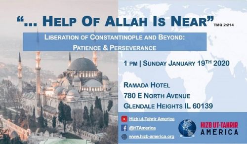 On the Anniversary of the Conquest of Constantinople  Hizb ut Tahrir/ America Held a Conference Entitled The Help of Allah is Near