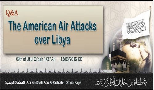 Answer to Question: The American Air Attacks over Libya