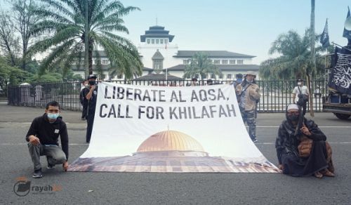 Indonesia: Maandamano ya Nchi Nzima Chini ya Mwito &quot;Ikomboeni Palestina kwa Jihad na Khilafah&quot;