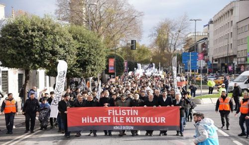 Hizb ut Tahrir / Wilayah Uturuki: Matembezi ya Istanbul “Sauti Moja na Moyo Mmoja kwa ajili ya Gaza!”