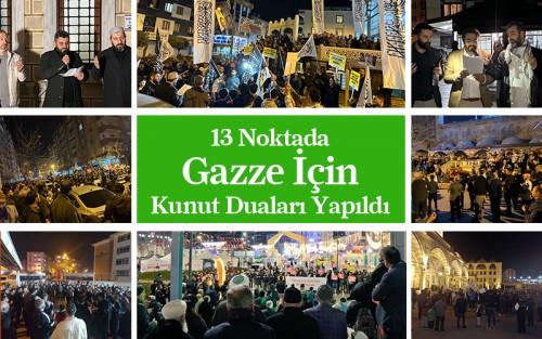 Türkiye: 13 Noktada Gazze İçin Kunut Duaları Yapıldı