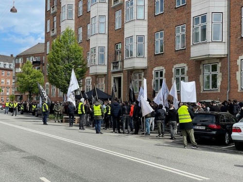 Danimarka: Mısır Büyükelçiliği Önünde Mübarek Mescidi Aksa’ya Destek İçin Protesto