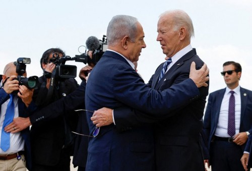 Gazze Katliamı Sabahı ABD Başkanı Biden, Tüm Küstahlık ve Arsızlığıyla Yahudi Varlığını Ziyaret Ediyor ve Onlarla Dayanışma İçerisinde Olduğunu Açıklıyor!